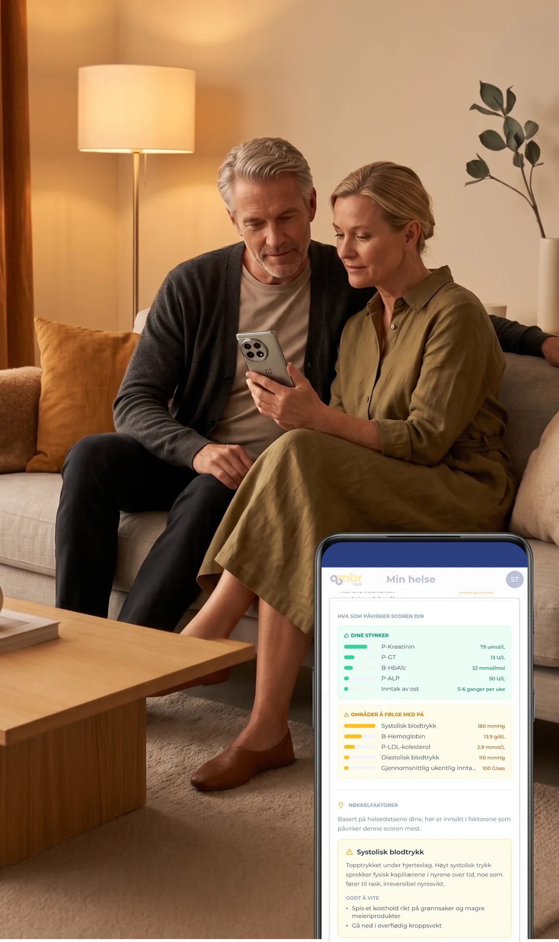 Patient checking their transparent health data